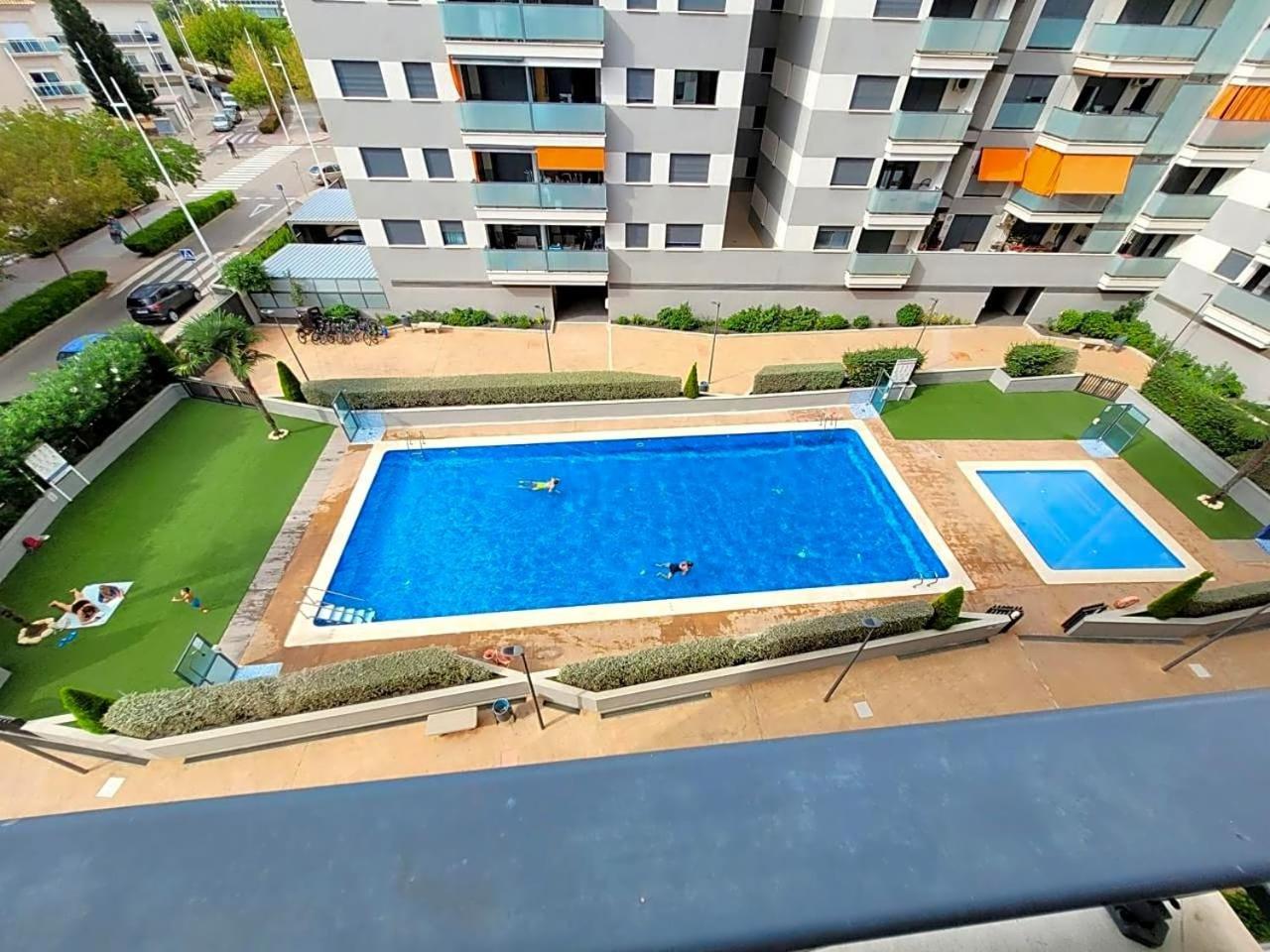 Apartament Ambar Gandia Playa-Grao Con Piscina Parking Ideal Para Familias エクステリア 写真